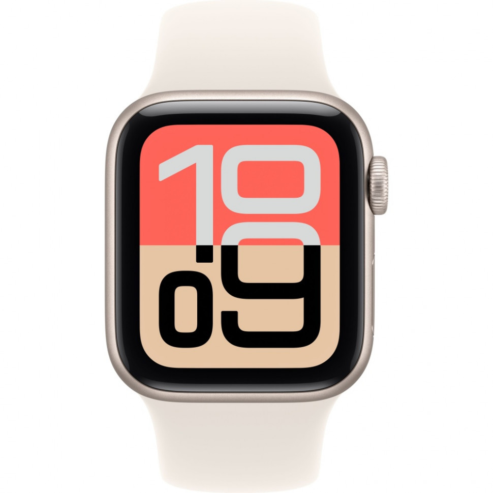 Умные часы Apple Watch SE 3 40mm Starlight Aluminum Case with Starlight Sport Band (S/M)