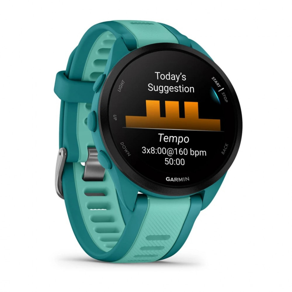 Умные часы Garmin Forerunner 165 Music Turquoise/Aqua (010-02863-32)