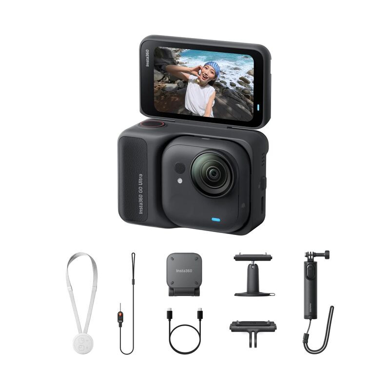 Экшн-камера Insta360 GO Ultra Creator Bundle Черный (Black)