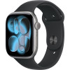 Умные часы Apple Watch Series 11 46mm Space Gray Aluminum Case with Black Sport Band (S/M)