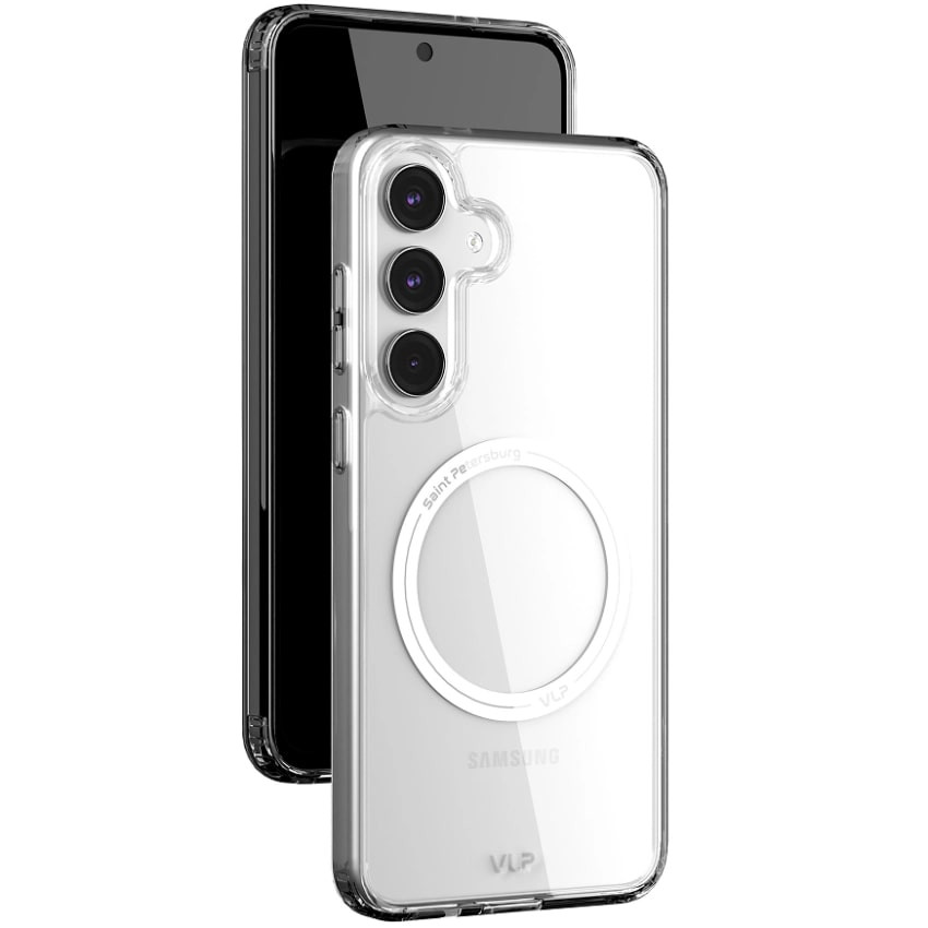 Чехол защитный VLP Crystal Case для Samsung Galaxy S25 FE Прозрачный