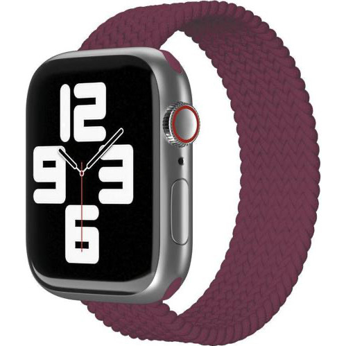 Ремешок VLP Braided Band для Apple Watch 44/45/46/49mm (L/XL) Марсала