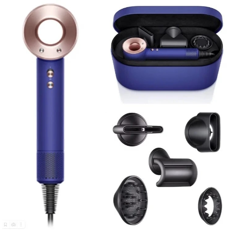 Фен Dyson Supersonic HD08 Gift Edition Vinca Blue/Rose (Вилка CN)
