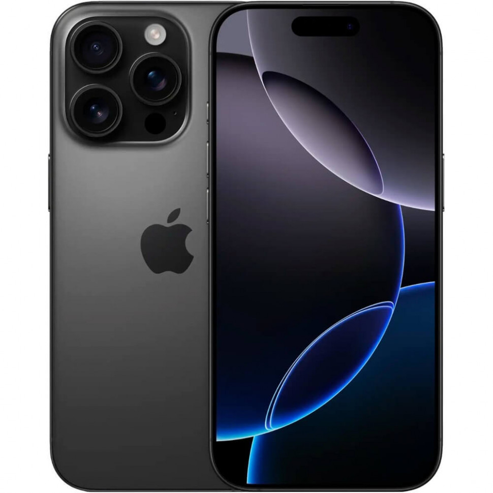 Смартфон Apple iPhone 16 Pro 1024GB Черный титан (Black Titanium)