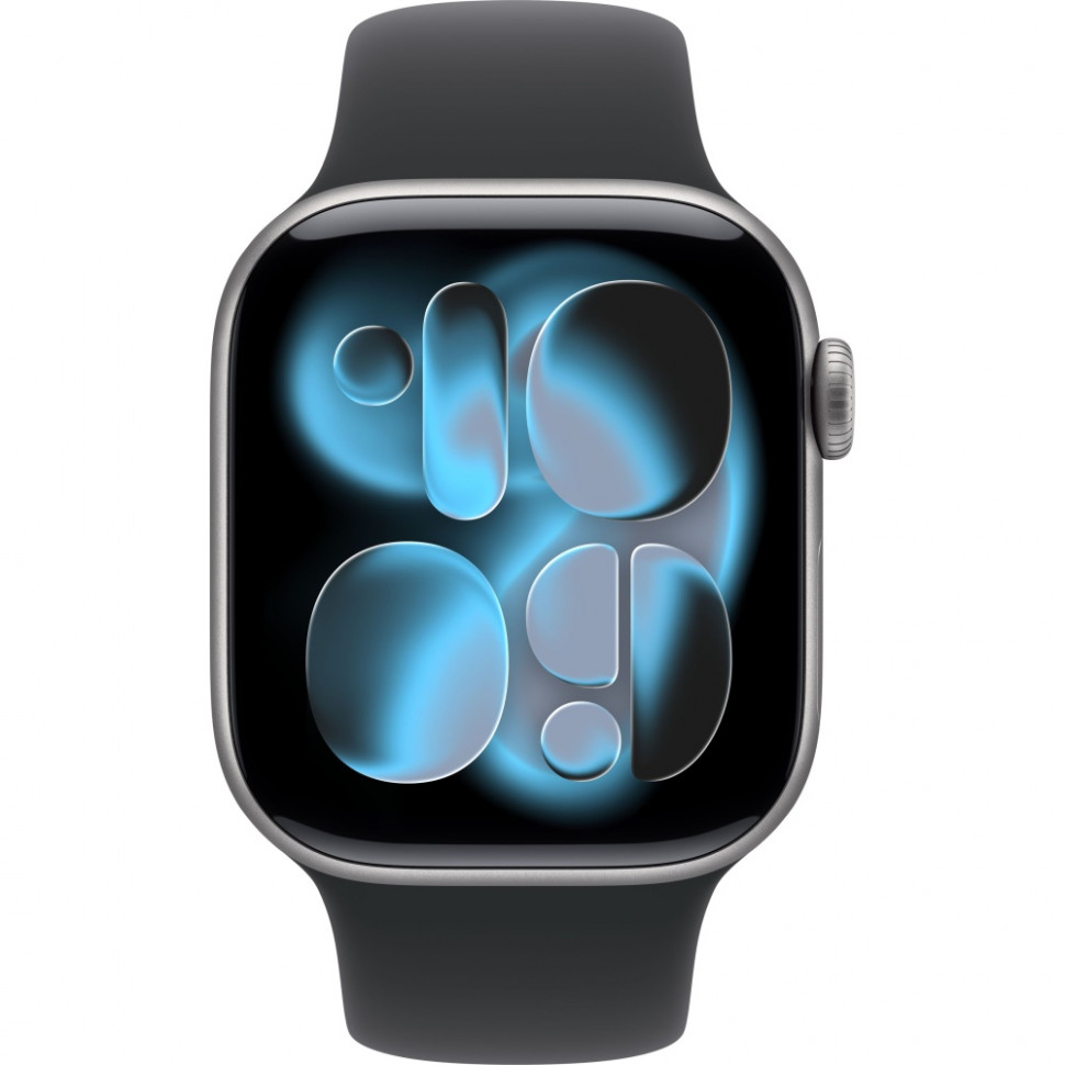 Умные часы Apple Watch Series 11 42mm Space Gray Aluminum Case with Black Sport Band (M/L)