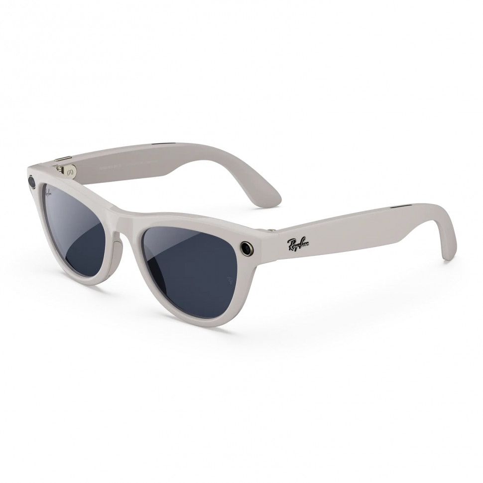 Умные очки Ray-Ban Skyler Shiny Chalky Gray/Sapphire Transitions (RW4010)