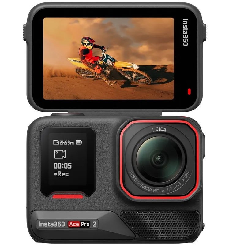 Экшн-камера Insta360 Ace Pro 2 Battery Bundle Черный (Midnight Black)