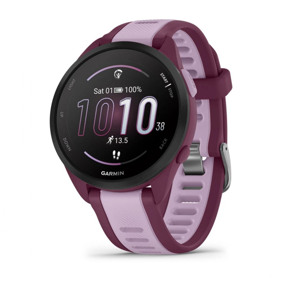 Умные часы Garmin Forerunner 165 Music Berry/Lilac (010-02863-33)