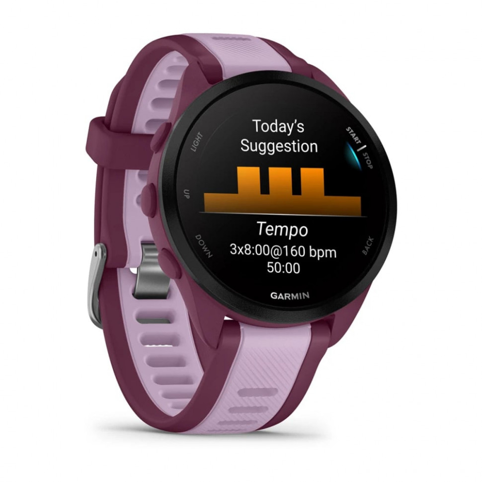 Умные часы Garmin Forerunner 165 Music Berry/Lilac (010-02863-33)