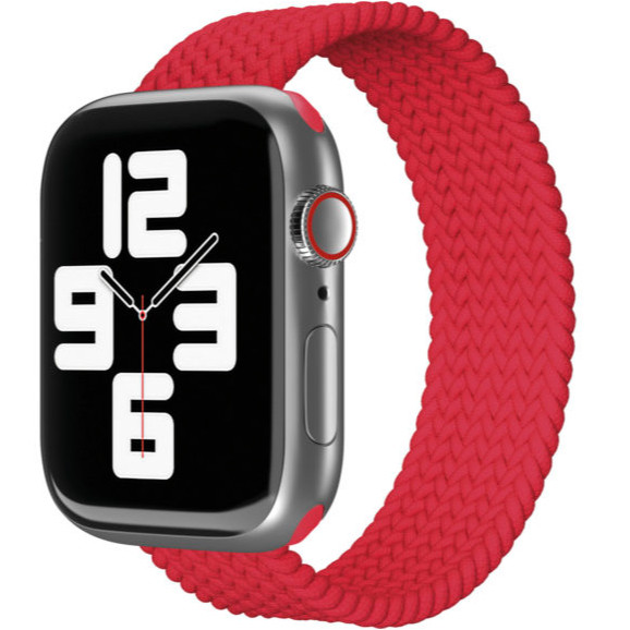 Ремешок VLP Braided Band для Apple Watch 44/45/46/49mm (L/XL) Красный