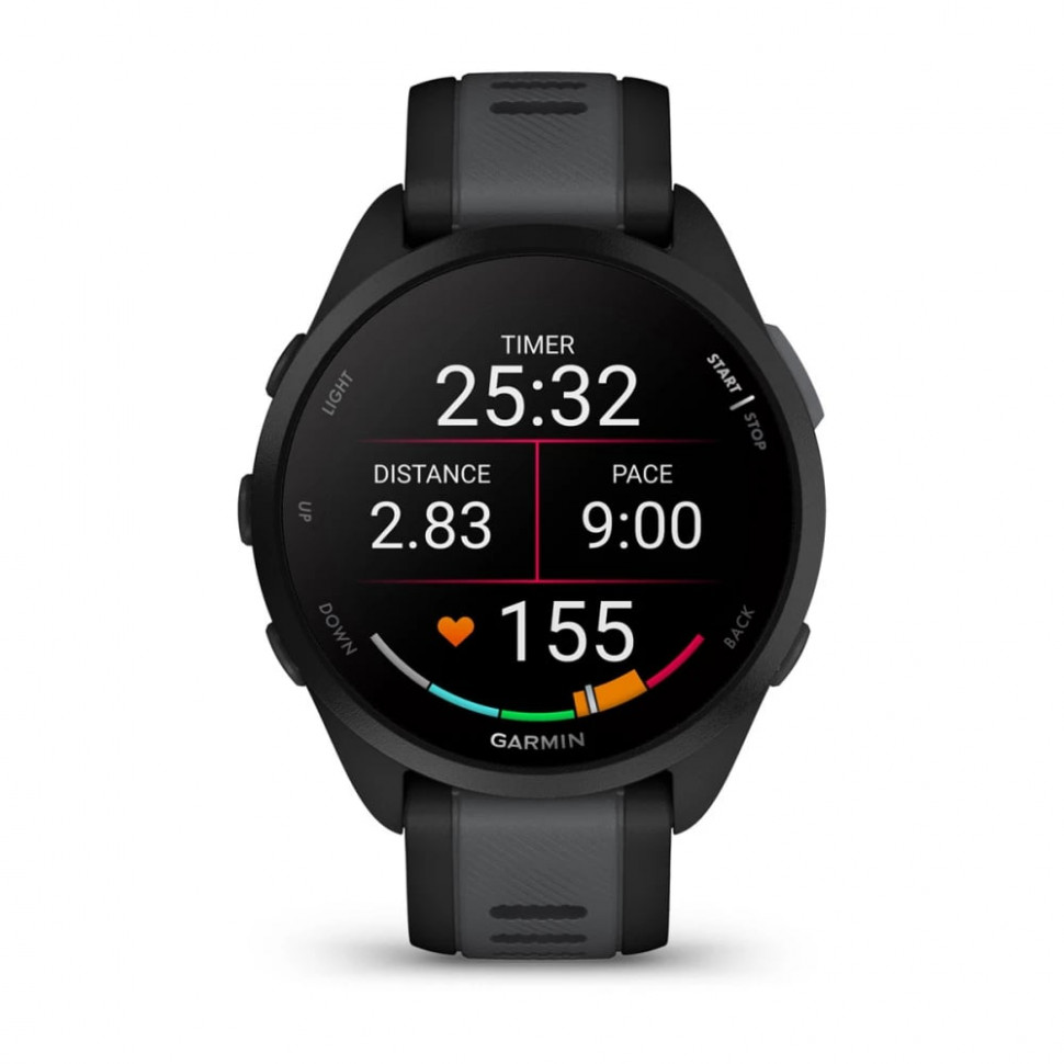 Умные часы Garmin Forerunner 165 Black/Slate Gray (010-02863-20)