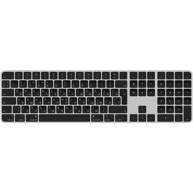 Клавиатура Apple Magic Keyboard with Touch ID and Numeric Keypad Черный (MMMR3)