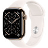 Умные часы Apple Watch Series 11 42mm Gold Titanium Case with Light Blush Sport Band (S/M)