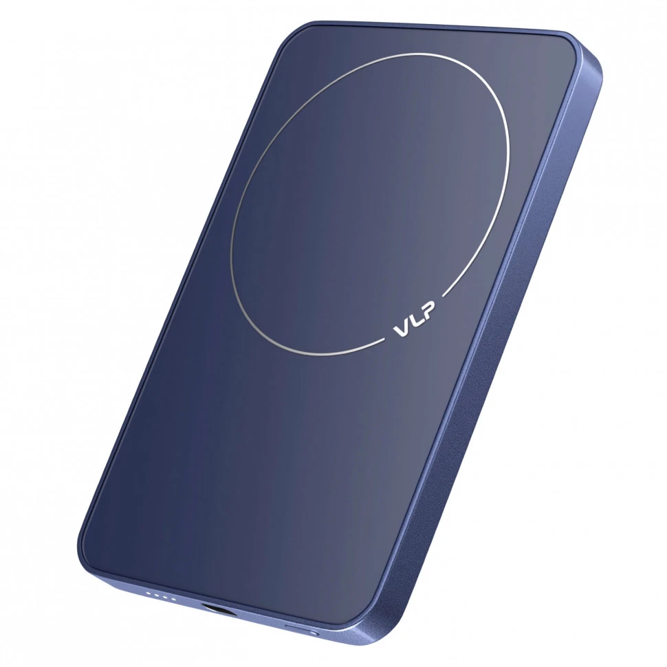 Внешний аккумулятор VLP Diamond Energy MagSafe Qi2 5000 мАч Темно синий