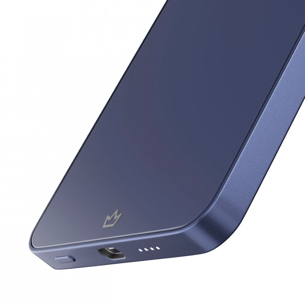 Внешний аккумулятор VLP Diamond Energy MagSafe Qi2 5000 мАч Темно синий