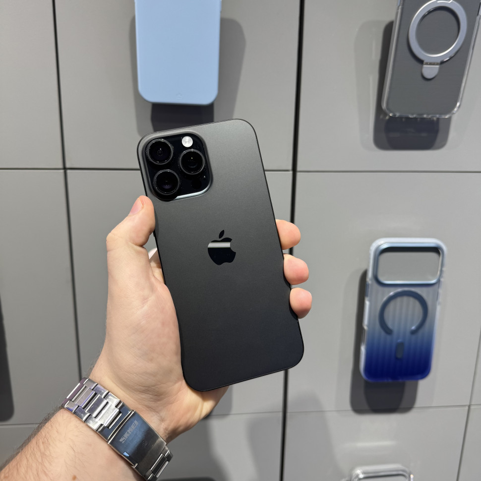 Смартфон Apple iPhone 16 Pro Max 256GB Черный титан (Black Titanium) (Б/У)