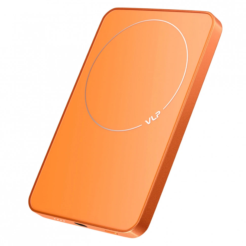 Внешний аккумулятор VLP Diamond Energy MagSafe Qi2 5000 мАч Космический оранжевый