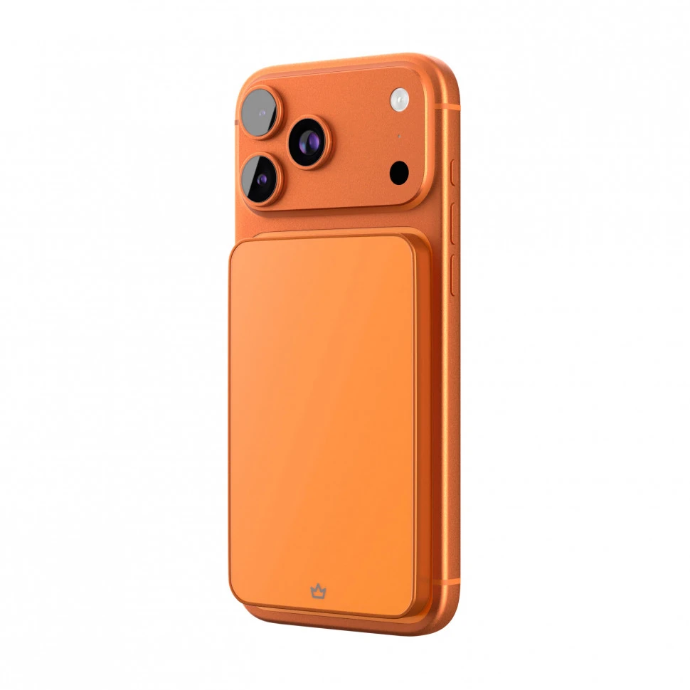 Внешний аккумулятор VLP Diamond Energy MagSafe Qi2 5000 мАч Космический оранжевый