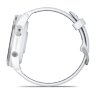 Умные часы Garmin Forerunner 965 Titanium Bezel with Whitestone Case and Whitestone/Powder Gray Silicone Band (010-02809-11)
