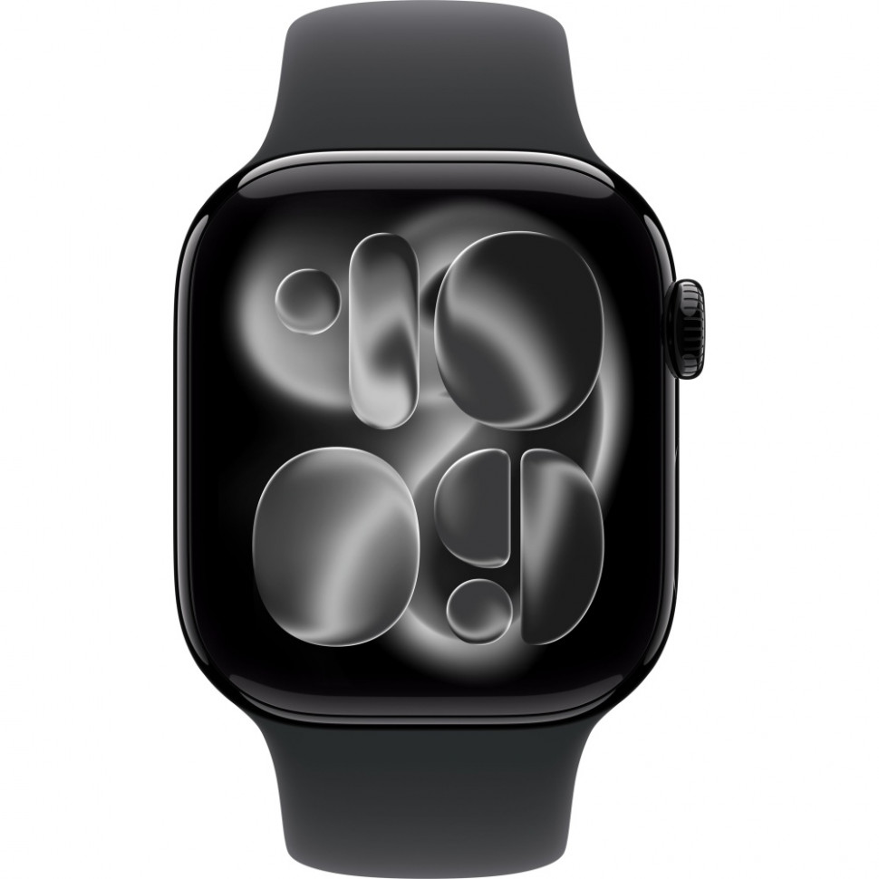 Умные часы Apple Watch Series 11 42mm Jet Black Aluminum Case with Black Sport Band (S/M)