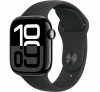 Умные часы Apple Watch Series 10 42mm Jet Black Aluminum Case with Black Sport Band (M/L)