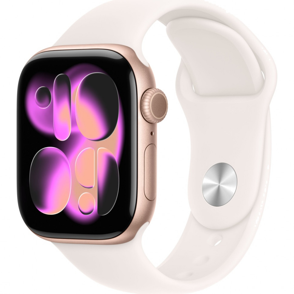 Умные часы Apple Watch Series 11 42mm Rose Gold Aluminum Case with Light Blush Sport Band (M/L)