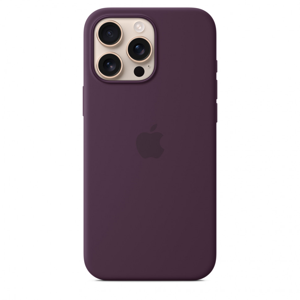 Чехол защитный Apple Silicone Case с MagSafe для iPhone 16 Pro Max Plum