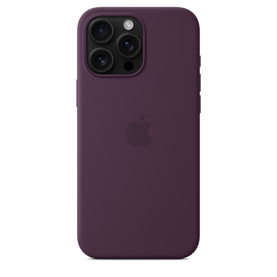 Чехол защитный Apple Silicone Case с MagSafe для iPhone 16 Pro Max Plum