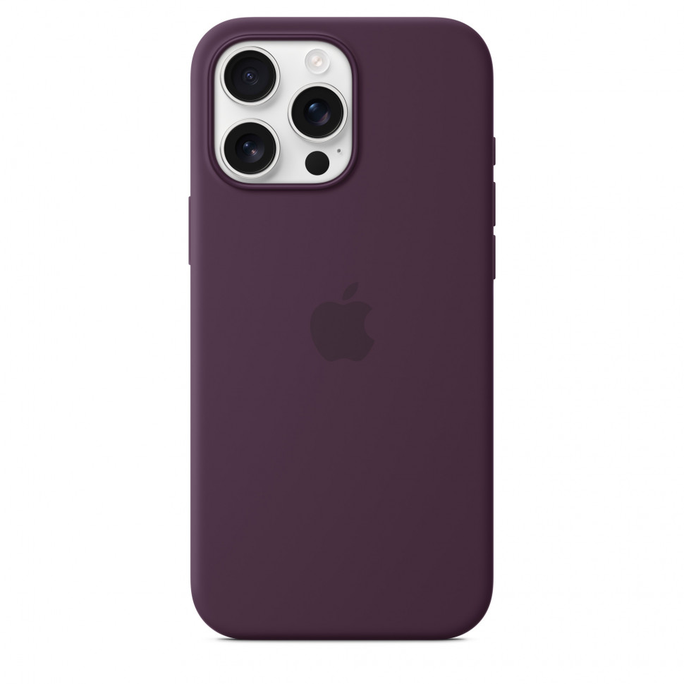 Чехол защитный Apple Silicone Case с MagSafe для iPhone 16 Pro Max Plum