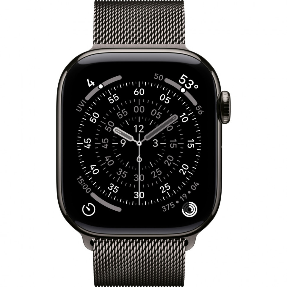 Умные часы Apple Watch Series 11 42mm Slate Titanium Case with Slate Milanese Loop