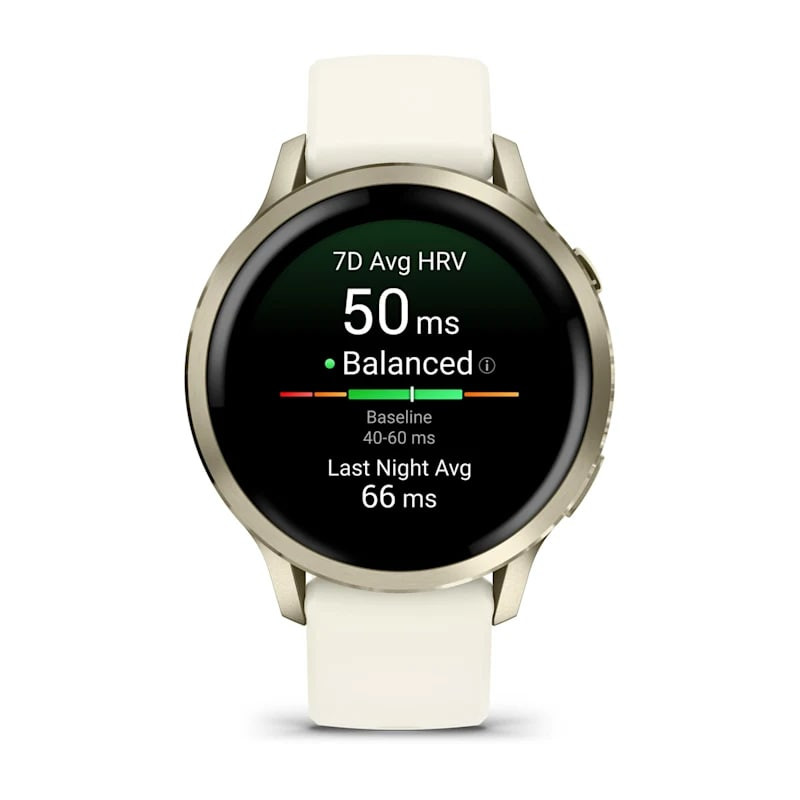 Умные часы Garmin Venu 4 41mm Lunar Gold with Bone Silicone Band (010-03013-00)