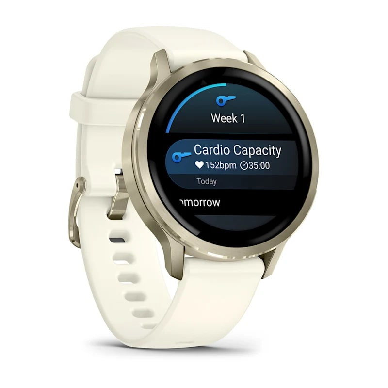 Умные часы Garmin Venu 4 41mm Lunar Gold with Bone Silicone Band (010-03013-00)