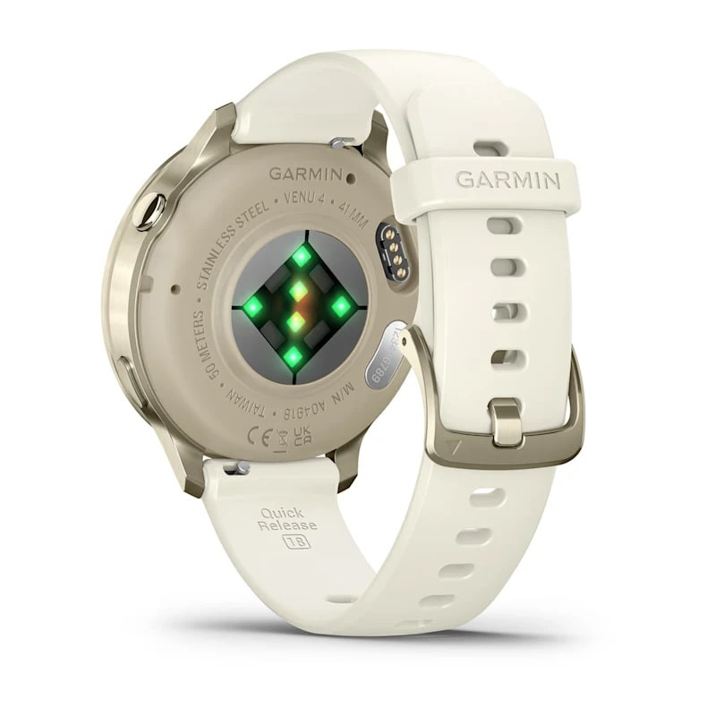 Умные часы Garmin Venu 4 41mm Lunar Gold with Bone Silicone Band (010-03013-00)