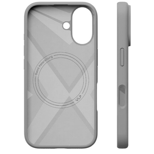 Чехол защитный VLP Aster Case MagSafe для iPhone 16 Серый