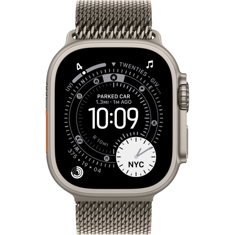 Умные часы Apple Watch Ultra 3 2025 49mm Natural Titanium Case with Natural Titanium Milanese Loop (L)