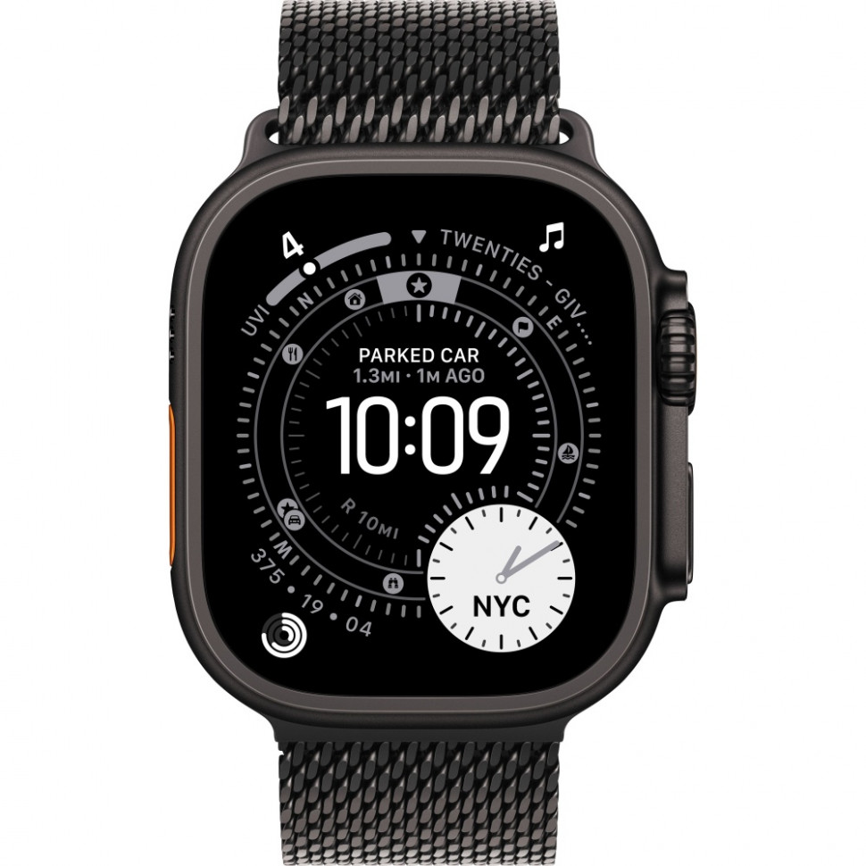 Умные часы Apple Watch Ultra 3 2025 49mm Black Titanium Case with Black Titanium Milanese Loop (S)