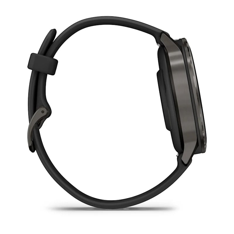 Умные часы Garmin Venu 4 41mm Slate with Black Silicone Band (010-03013-02)