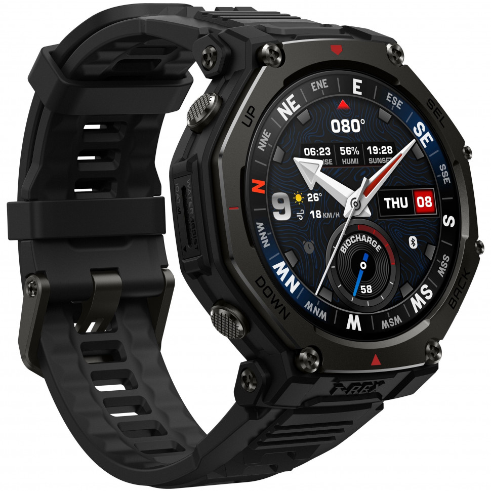 Умные часы Amazfit T-Rex 3 Pro 48mm Черный (Black)