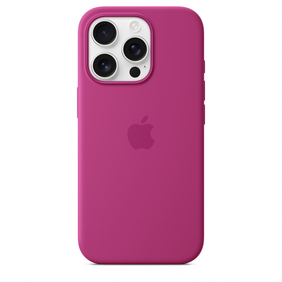 Чехол защитный Apple Silicone Case с MagSafe для iPhone 16 Pro Fuchsia