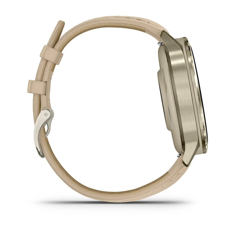 Умные часы Garmin Venu 4 41mm Lunar Gold with Bone Silicone Band and Light Sand Leather Band (010-03013-03)