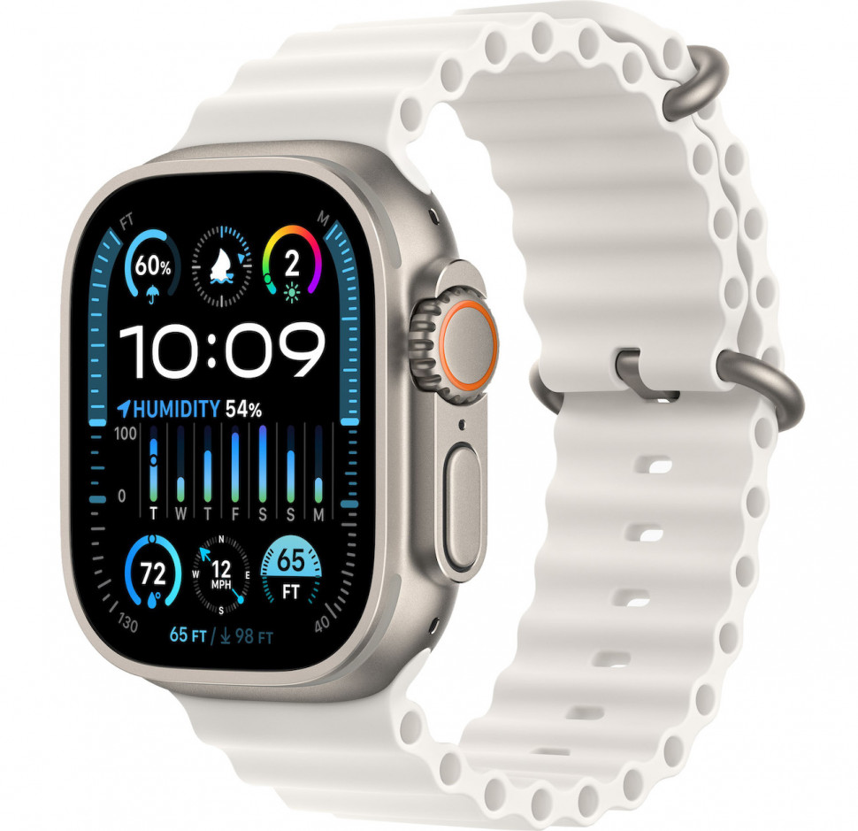 Умные часы Apple Watch Ultra 2 49mm Titanium Case with White Ocean Band
