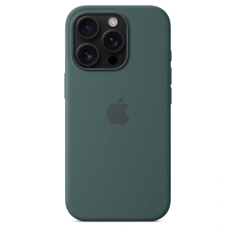 Чехол защитный Apple Silicone Case с MagSafe для iPhone 16 Pro Lake Green