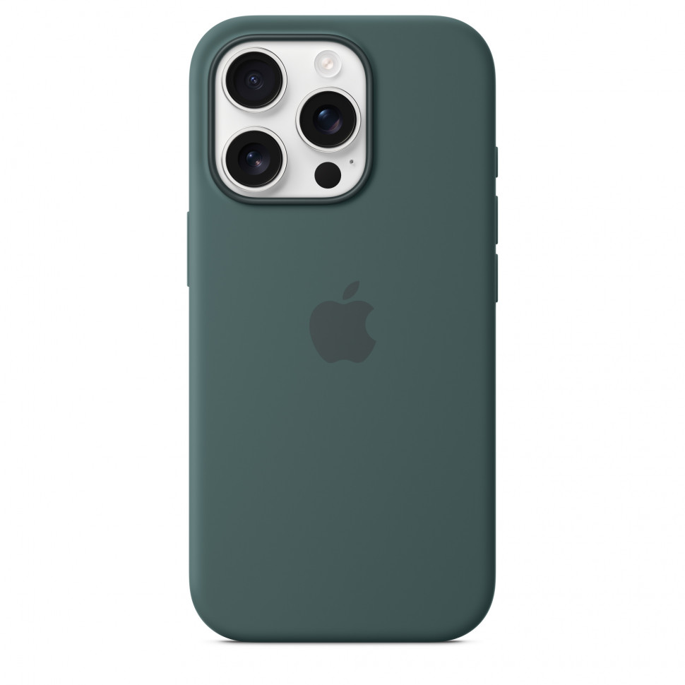 Чехол защитный Apple Silicone Case с MagSafe для iPhone 16 Pro Lake Green
