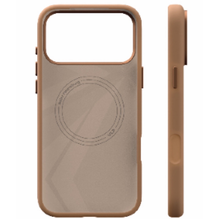 Чехол защитный VLP Aster Pro Case MagSafe для iPhone 17 Pro Мокка