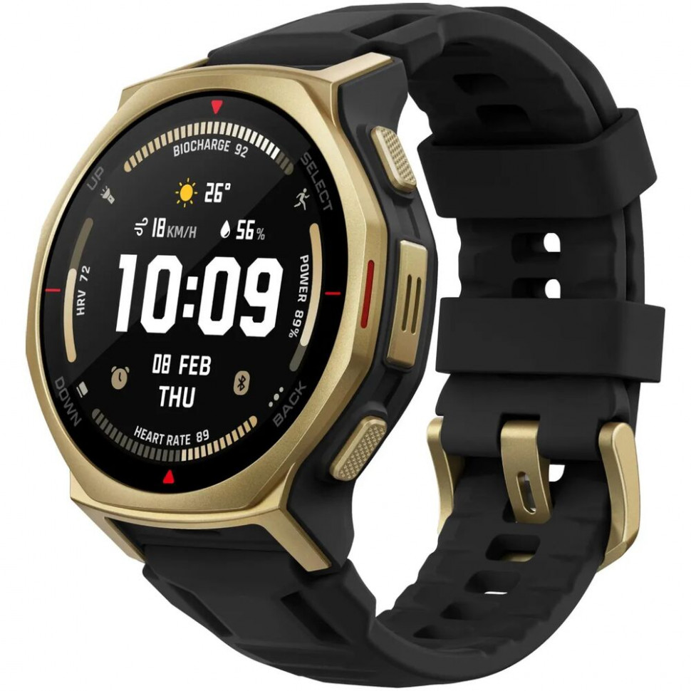 Умные часы Amazfit T-Rex 3 Pro 44mm Золотой (Black Gold)
