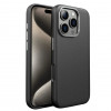 Чехол защитный искусственная кожа для iPhone 16 Pro Черный
