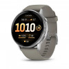 Умные часы Garmin Venu 4 45mm Silver with Silver Gray Silicone Band (010-03014-01)