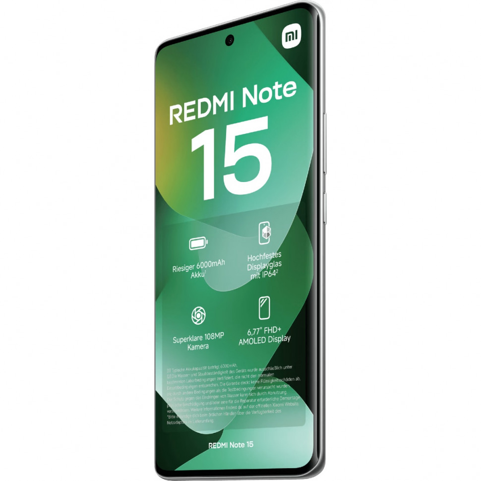 Смартфон Xiaomi Redmi Note 15 4G 8/256GB Зеленый (Forest Green)