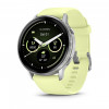Умные часы Garmin Venu 4 45mm Silver with Citron Silicone Band (010-03014-02)