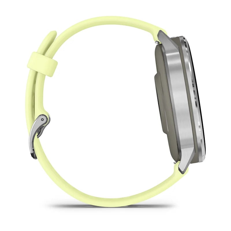 Умные часы Garmin Venu 4 45mm Silver with Citron Silicone Band (010-03014-02)